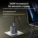 Кабель для трансляції відео Type-C на Type-C UGREEN L706 USB4 Gen 4 Cable 240W 80Gbps 16K@60Hz 1 метр чорний (65383) 01278 фото 6