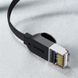 Сетевой кабель Ethernet патч-корд BASEUS UTP Cat6 High Speed RJ45 Gigabit Network Cable 1m Black (PCWL-B01) 00483 фото 4