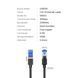 Сетевой интернет кабель патч-корд UGREEN NW153 Cat8 F/FTP Round Ethernet Cable Braided Pure Copper 2m Black (80431) 01303 фото 10