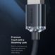 Кабель Baseus Crystal Shine Series USB - Lightning 2.4A 2m Black (CAJY000101) 00758 фото 4
