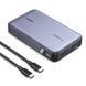 Зовнішній акумулятор повербанк для ноутбука UGREEN PB720 20000mAh 100W Two-way Fast Charging Power Bank Gray (25188)
