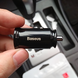 Автомобільний зарядний пристрій Baseus Circular Plastic USB+Type-C 5A 30W Black (CCALL-YS01) 00386 фото 8