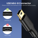 Кабель UGREEN US132 USB-A 2.0 Male to MiniUSB 5 Pin Male Cable 2m Black (30472) 00968 фото 5