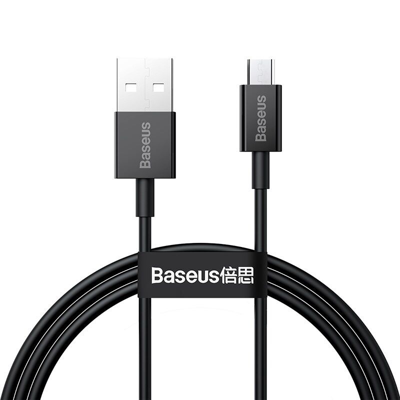 Кабель Baseus Superior Series Fast Charging USB - Micro USB 2A 1m Black (CAMYS-01) 00832 фото