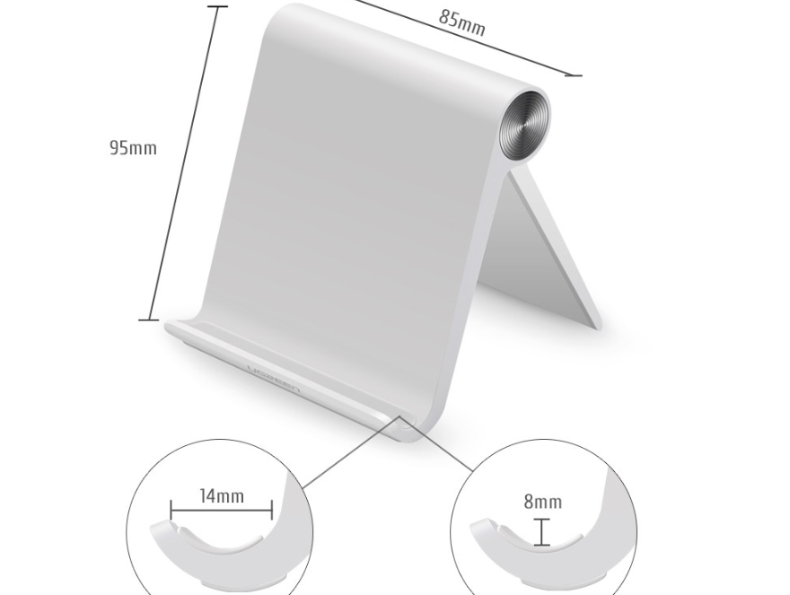 Підставка для телефона UGREEN LP106 Adjustable Portable Stand Multi-Angle White (30285) 00060 фото