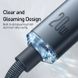 Кабель Baseus Crystal Shine Series Type-C - Lightning PD 20W 1.2m Black (CAJY000201) 00908 фото 7