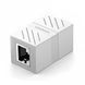 Спліттер UGREEN NW114 RJ45 Network Keystone Jack In-Line Coupler Female to Female White (20311) 00246 фото 1