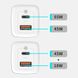 Сетевое зарядное устройство Baseus GaN2 Lite Quick Charger 65W USB+Type-C White (CCGAN2L-B02) 00759 фото 8