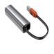 Зовнішній мережевий адаптер Baseus Steel Cannon Series USB-A & Type-C Bidirectional Gigabit LAN Adapter Gray (CAHUB-AF0G) 00550 фото 3