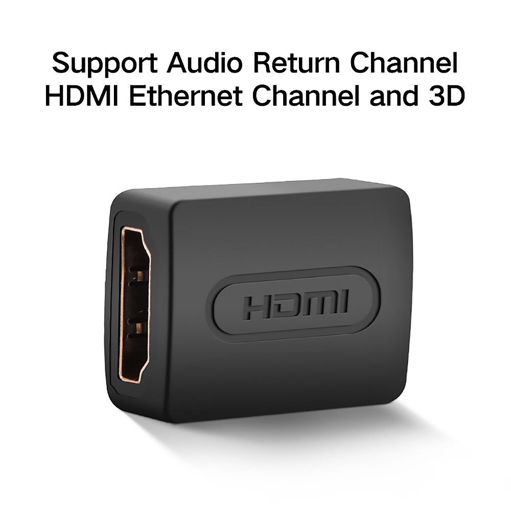 Сплиттер UGREEN HDMI Female to Female Adapter For Extension Black (20107) 00228 фото