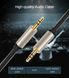 Аудио кабель UGREEN AV125 3.5mm Male to 3.5mm Male Hi-Fi Audio Cable Net Braid 3m Black (10605) 00644 фото 3