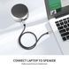 Аудио кабель UGREEN AV125 3.5mm Male to 3.5mm Male Hi-Fi Audio Cable Net Braid 3m Black (10605) 00644 фото 5