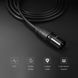 Мікрофонний кабель XLR&nbsp;Male to Female&nbsp;3-pin UGREEN AV130 Cannon Extension Audio Cable 5 метрів чорний (20712) 01251 фото 8