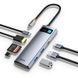 USB-C хаб Baseus Metal Gleam Series 7-in-1 Multifunctional Type-C HUB Docking Station Gray (WKWG020113) 00710 фото 1