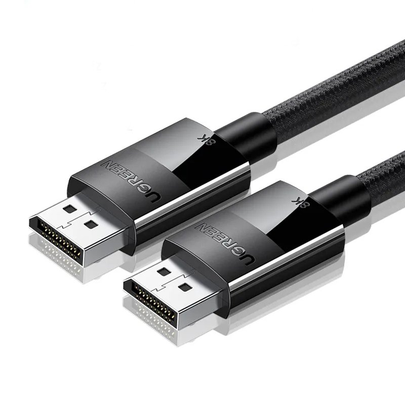 Кабель DisplayPort 1.4 UGREEN DP114 8K60Hz 4K144Hz Male to Male Braided Cable 5m Black (80394)
