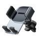 Автомобильный держатель для телефона Baseus Easy Control Clamp Air Outlet Version Black (SUYK000101) 00669 фото 1