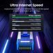 Мережевий кабель патч-корд UGREEN NW153 Cat8 F/FTP Round Ethernet Cable Braided Pure Copper 20m Black (30800) 00992 фото 2