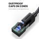 Мережевий кабель патч-корд UGREEN NW153 Cat8 F/FTP Round Ethernet Cable Braided Pure Copper 20m Black (30800) 00992 фото 5