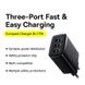 Мережевий зарядний пристрій Baseus Compact Charger 3USB 17W Black (CCXJ020101) 00837 фото 2