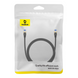 Сетевой кабель патч-корд BASEUS Cat7 High Speed 10Gigabit Ethernet Braided Cable 20m Black (B0013320B111-09) 01065 фото 9