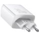 Сетевое зарядное устройство Baseus Compact Quick Charger 1Type-C+2USB 30W White (CCXJ-E02) 00722 фото 3