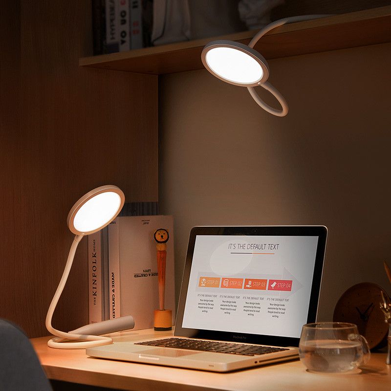 Led лампа Baseus Comfort Reading Charging Uniform Light Hose Desk Lamp White (DGYR-02) 00573 фото