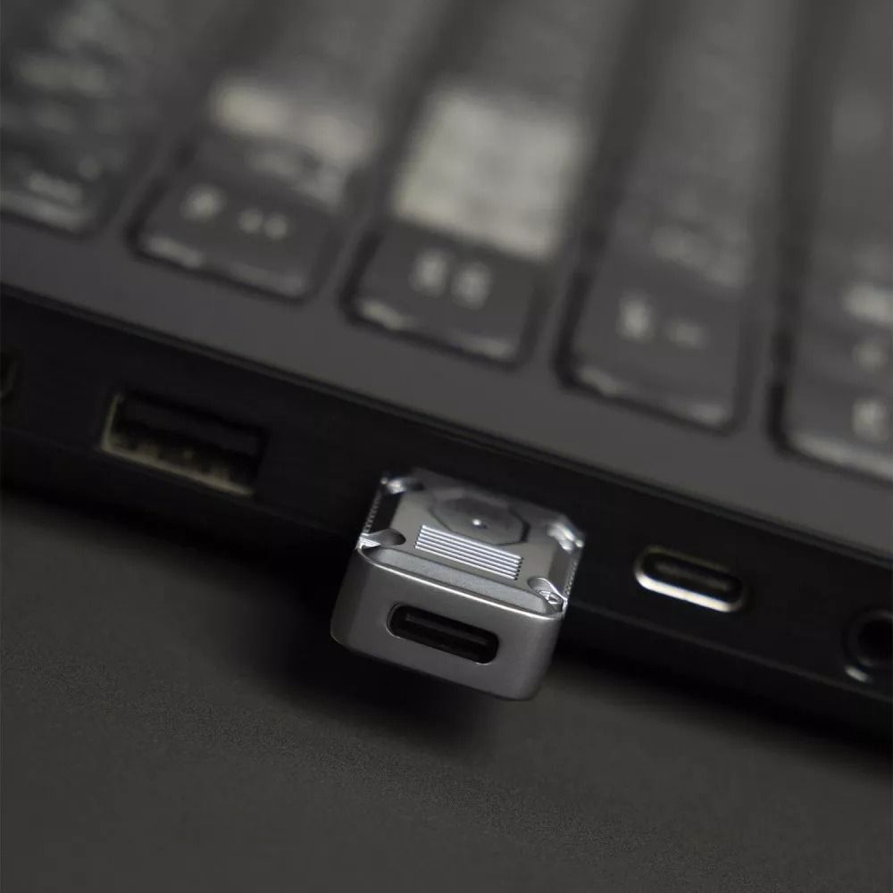Адаптер OTG Proove Gaming Matrix Type-C to USB 3.1 10Gbps 120W Silver (HBMA00012006) 01184 фото