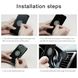 Автомобільний тримач для телефона Baseus Magnetic Air Vent Car Mount With Cable Clip Black (SUGX-A01) 00929 фото 8