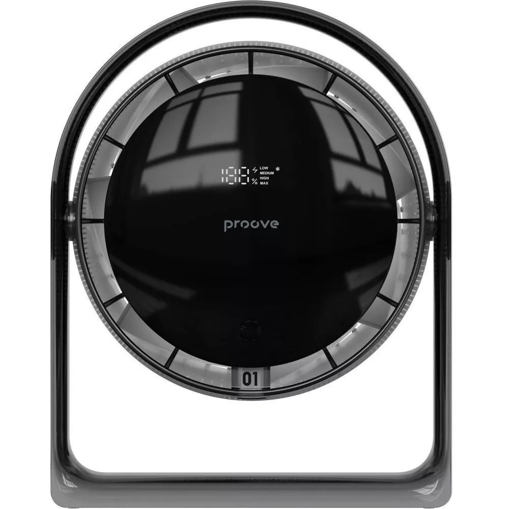 Компактный настольный вентилятор на аккумуляторе Proove Blower Gray (PFBR08002003) 01359 фото