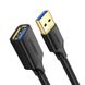 Кабель удлинитель USB 3.0 UGREEN US129 Male To Female Extension Cable 1m Black (10368) 00359 фото 1