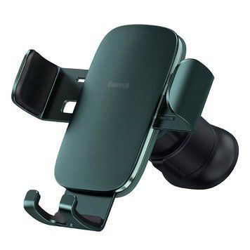 Автомобильный держатель для телефона Baseus Metal Age 2 Gravity Air Outlet Car Mount Green (SUJS000006) 01075 фото
