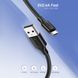 Кабель UGREEN US289 MicroUSB Male to USB-A 2.0 Male 2.4A 1m Black (60136) 00247 фото 3