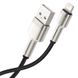 Кабель Baseus Cafule Series Metal Data Cable USB - Lightning 2.4A 1m Black (CALJK-A01) 00521 фото 2