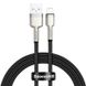 Кабель Baseus Cafule Series Metal Data Cable USB - Lightning 2.4A 1m Black (CALJK-A01) 00521 фото 1