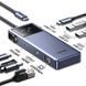 Хаб USB-C концентратор UGREEN CM888 Uno 7-in-1 HDMI 4K 60Hz RJ45 PD 100W Gray (45155) 01280 фото 1