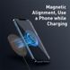 Беспроводное зарядное устройство Baseus Light Magnetic Magsafe Charger 15W Black (WXQJ-01) 00937 фото 4