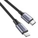 Кабель UGREEN US304 USB-C to Lightning PD 20W Cable Aluminum Shell Braided 2m Black (60761) 00997 фото 2