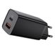 Сетевое зарядное устройство Baseus GaN2 Lite Quick Charger 65W USB+Type-C Black (CCGAN2L-B01) 00731 фото 1