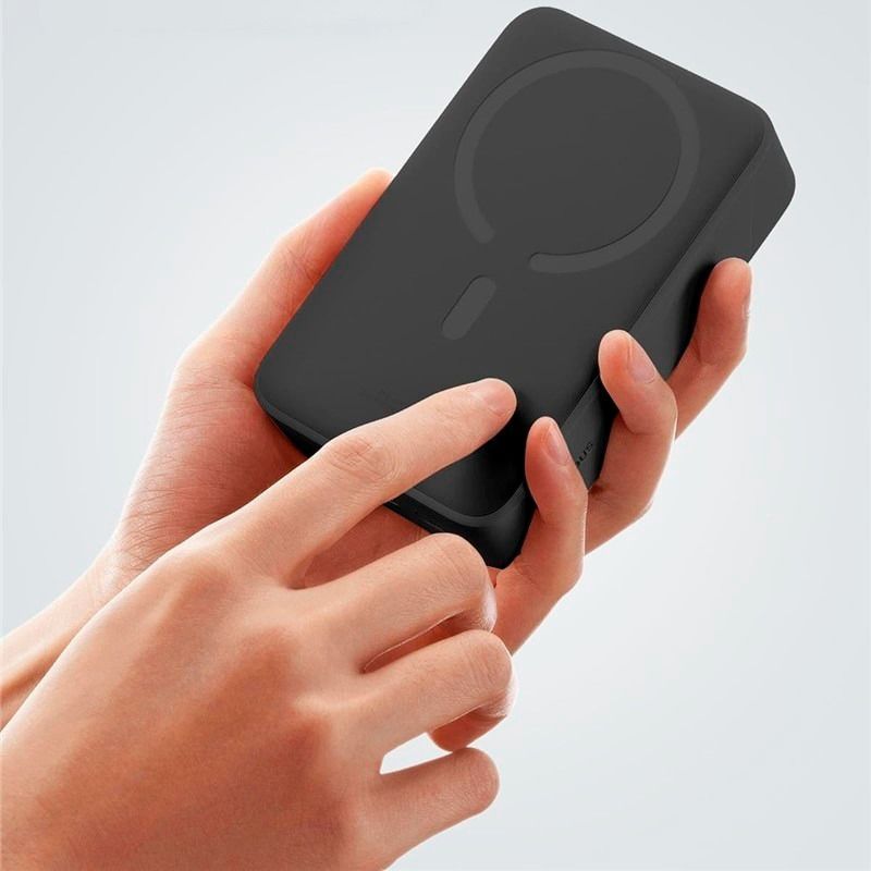 Зовнішній акумулятор повербанк з MagSafe BASEUS Magnetic Mini Power Bank 20000mAh 20W Black (PPCX150001)