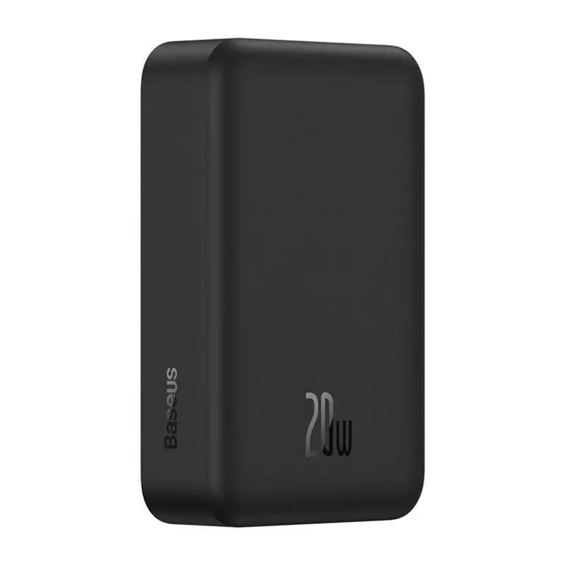Зовнішній акумулятор повербанк з MagSafe BASEUS Magnetic Mini Power Bank 20000mAh 20W Black (PPCX150001)