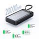 Зовнішній акумулятор повербанк BASEUS Bipow 2 Digital Display Power Bank 20W 20000mAh Black (P10077101113-01)