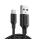 Кабель UGREEN US287 USB - Type-C 3A Cable Nickel Plating 2m Black (60118) 00864 фото 2