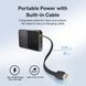 Зовнішній акумулятор повербанк BASEUS EnerFill FC51 Bipow 2 Pro Power Bank 22.5W 10000mAh Black (E0027600)