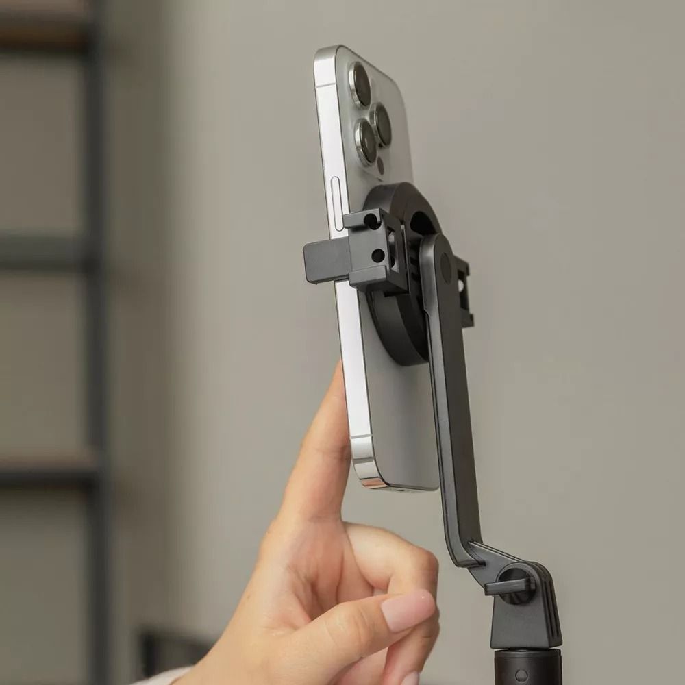 Монопод с треногой трипод для телефона с магнитным креплением 2в1 PROOVE Magnet Stick Pro 1540mm Black (MPSP00002001) 01190 фото