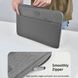 Чехол папка для ноутбука до 16 дюймов WIWU Minimalist Laptop MacBook Sleeve Gray 01054 фото 3