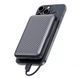 Зовнішній акумулятор повербанк з бездротовою зарядкою Proove Moon Rock 2in1 Power Bank 22.5W 10000mAh Gray (PBR122012105)