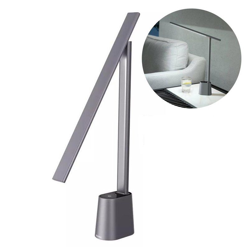 Настольная LED лампа Baseus Smart Eye Series Charging Folding Smart Light Gray (DGZG-0G) 00939 фото