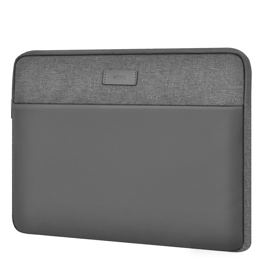 Чехол папка для ноутбука до 16 дюймов WIWU Minimalist Laptop MacBook Sleeve Gray 01054 фото