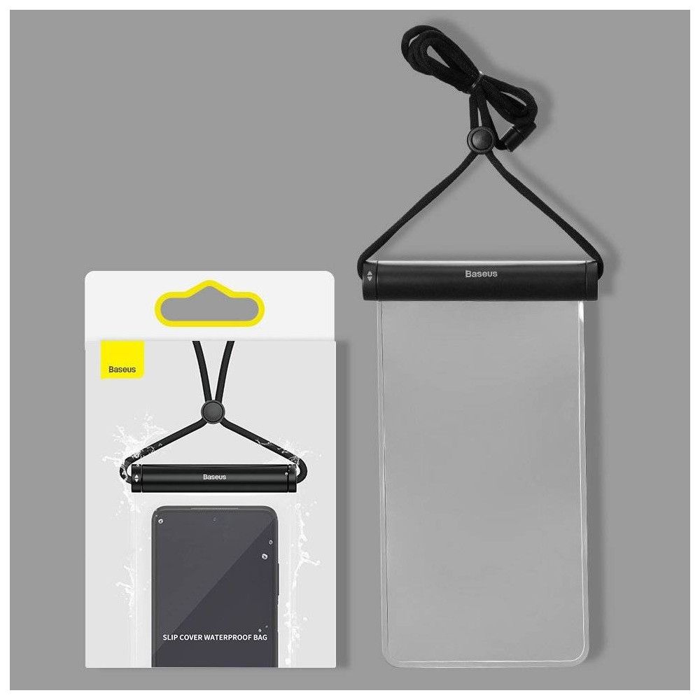 Водонепроникний чохол для телефона Baseus Cylinder Slide-cover Waterproof Bag Pro Black (FMYT000001) 00602 фото