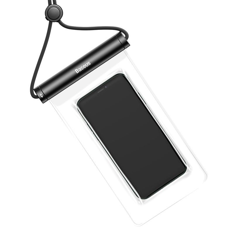 Водонепроницаемый чехол для телефона Baseus Cylinder Slide-cover Waterproof Bag Pro Black (FMYT000001) 00602 фото